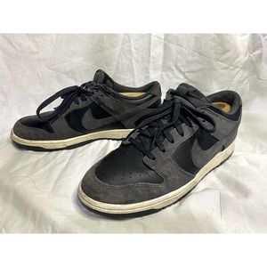 Nike Dunk Low Anthracite Suede Sneaker Gray/Black/White M8.5 W10 904234-004